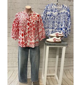 Marisol 3/4 Sleeve Chiffon Top