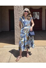 Tribal Tribal Short-Sleeve V-Neck Dress