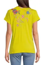 Johnny Was Johnny Was Button Neck Tee - Georgia