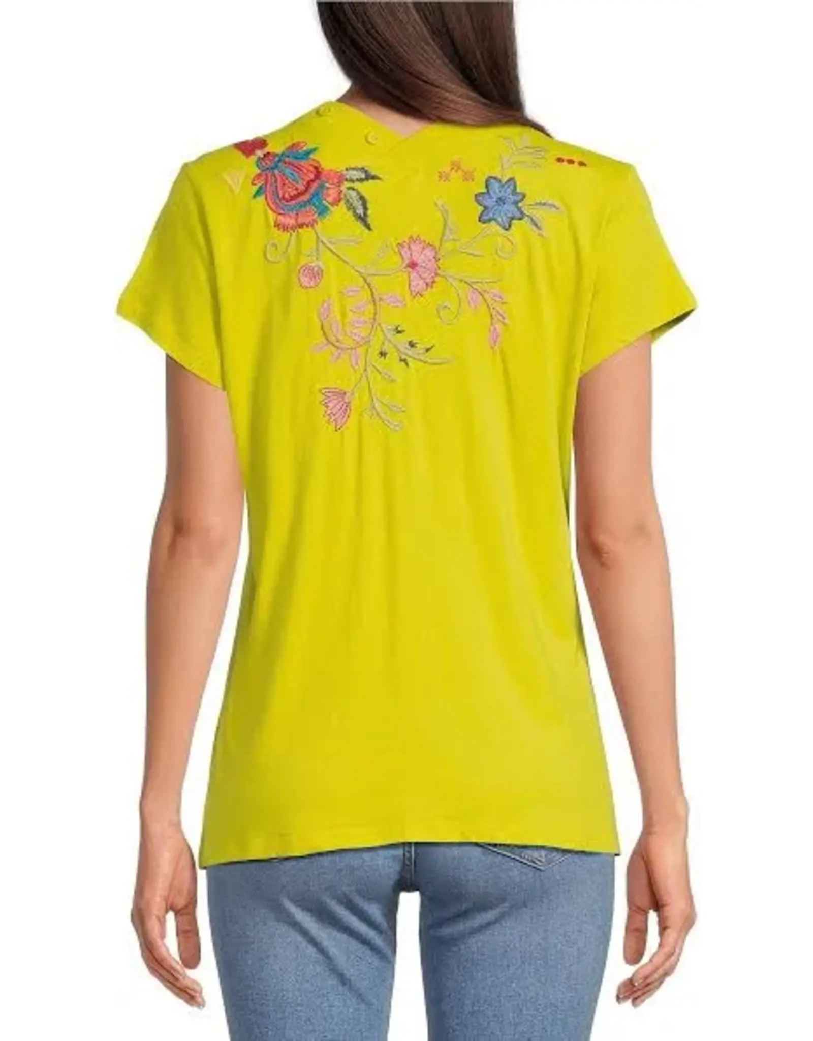 Johnny Was Johnny Was Button Neck Tee - Georgia