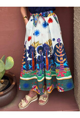 Zenara Fer Printed Cotton Skirt