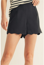 Sophia Scalloped Shorts