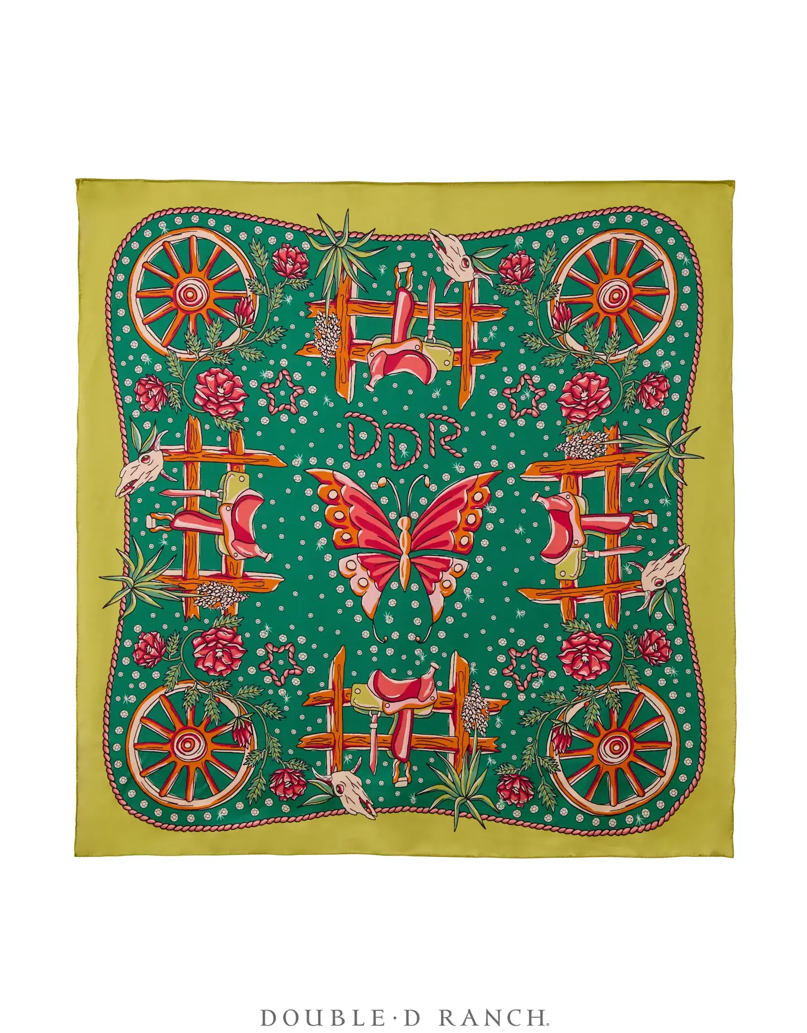 Double D Ranch Double D Ranch Rhinestone Suits & Cowboy Boots Scarf