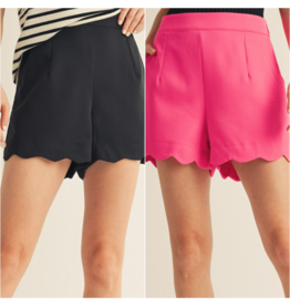 Sophia Scalloped Shorts