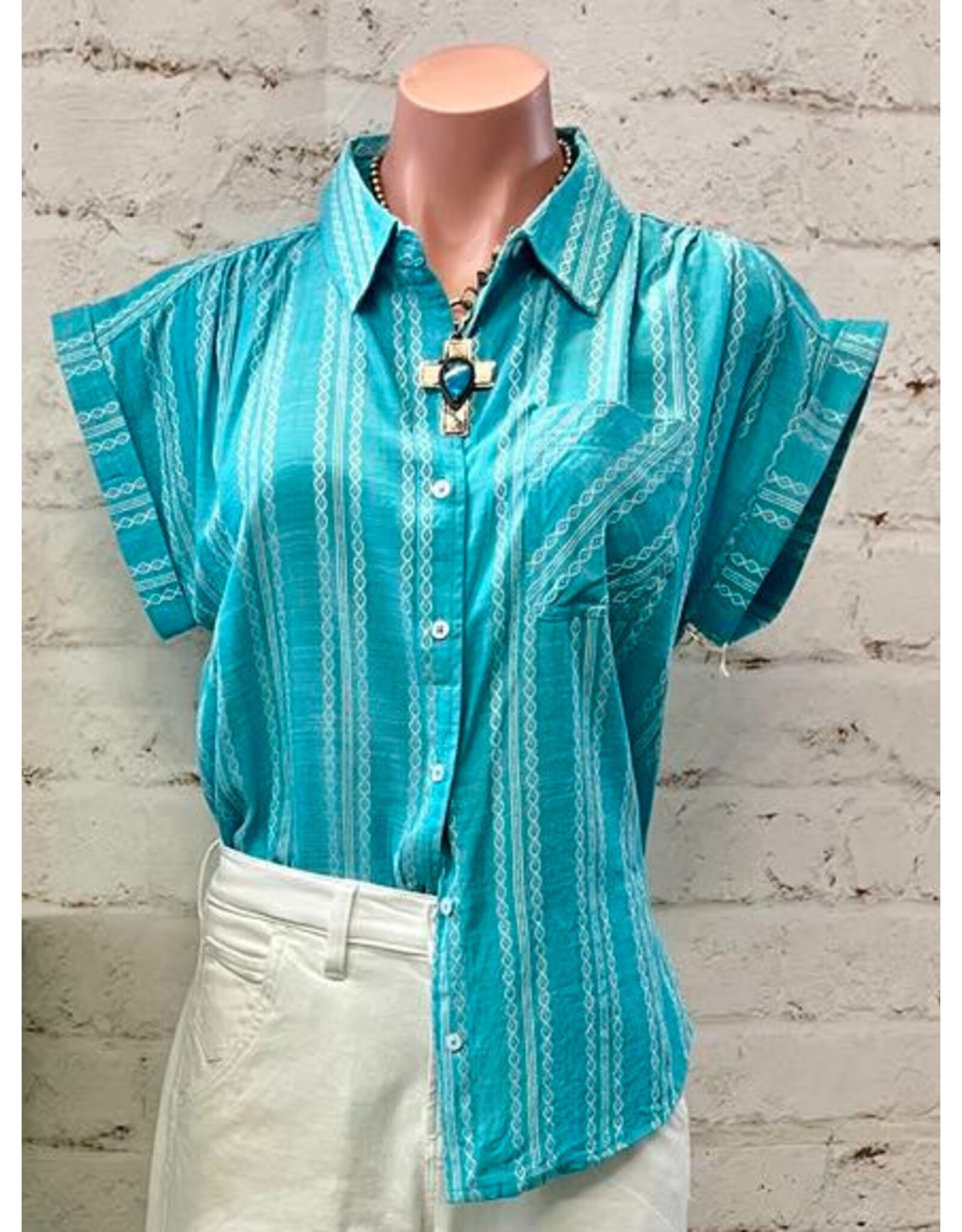 Gwen Dobby Stripe Shirt