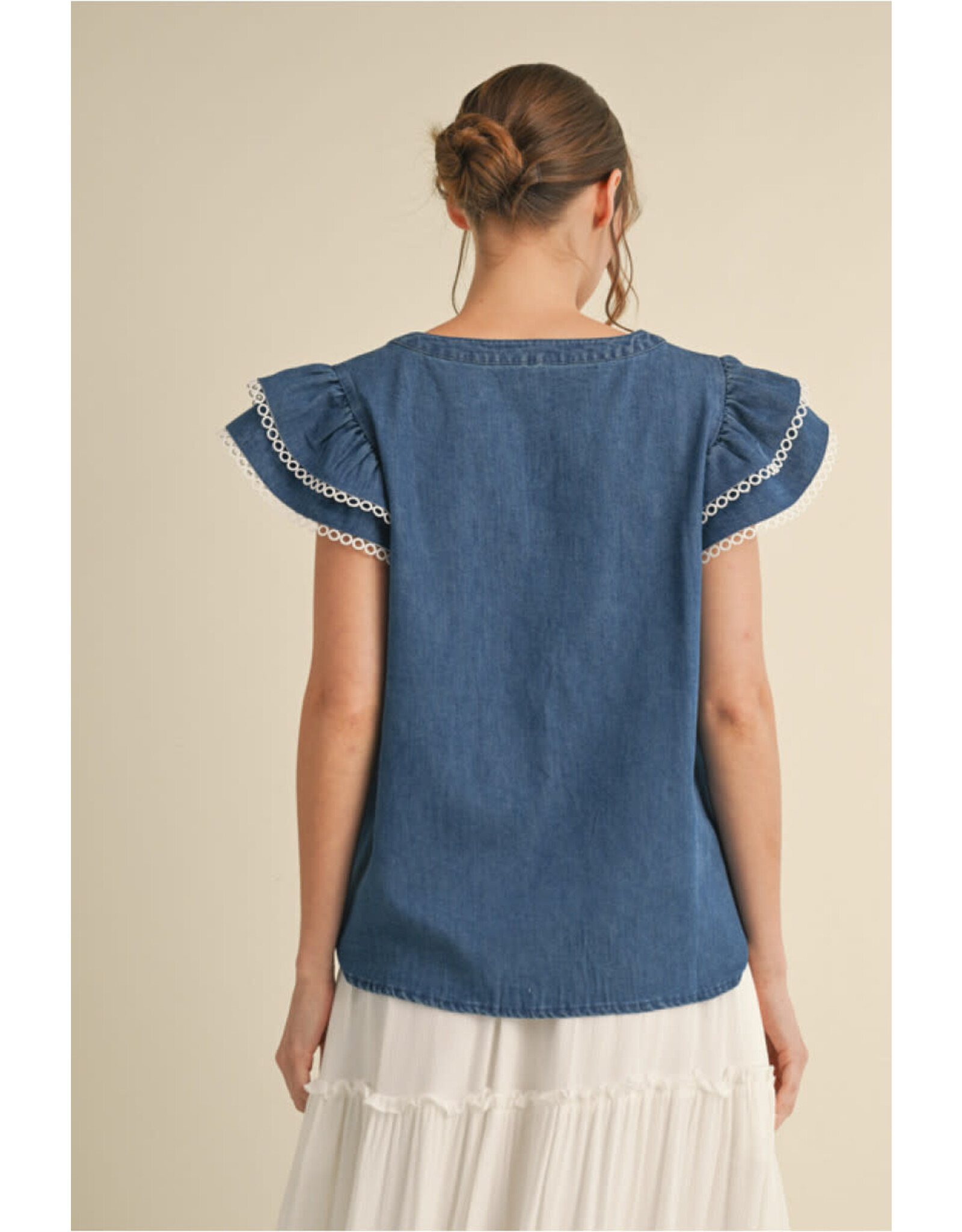 Luisa Denim Top