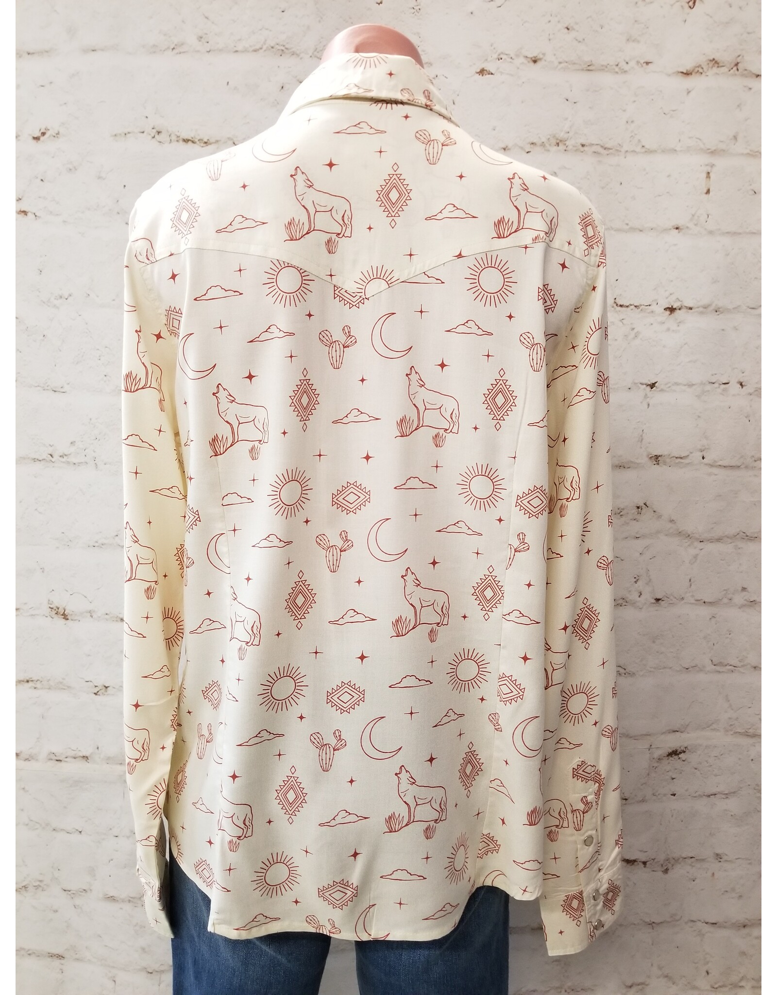 Coyote Toile Long Sleeve Shirt