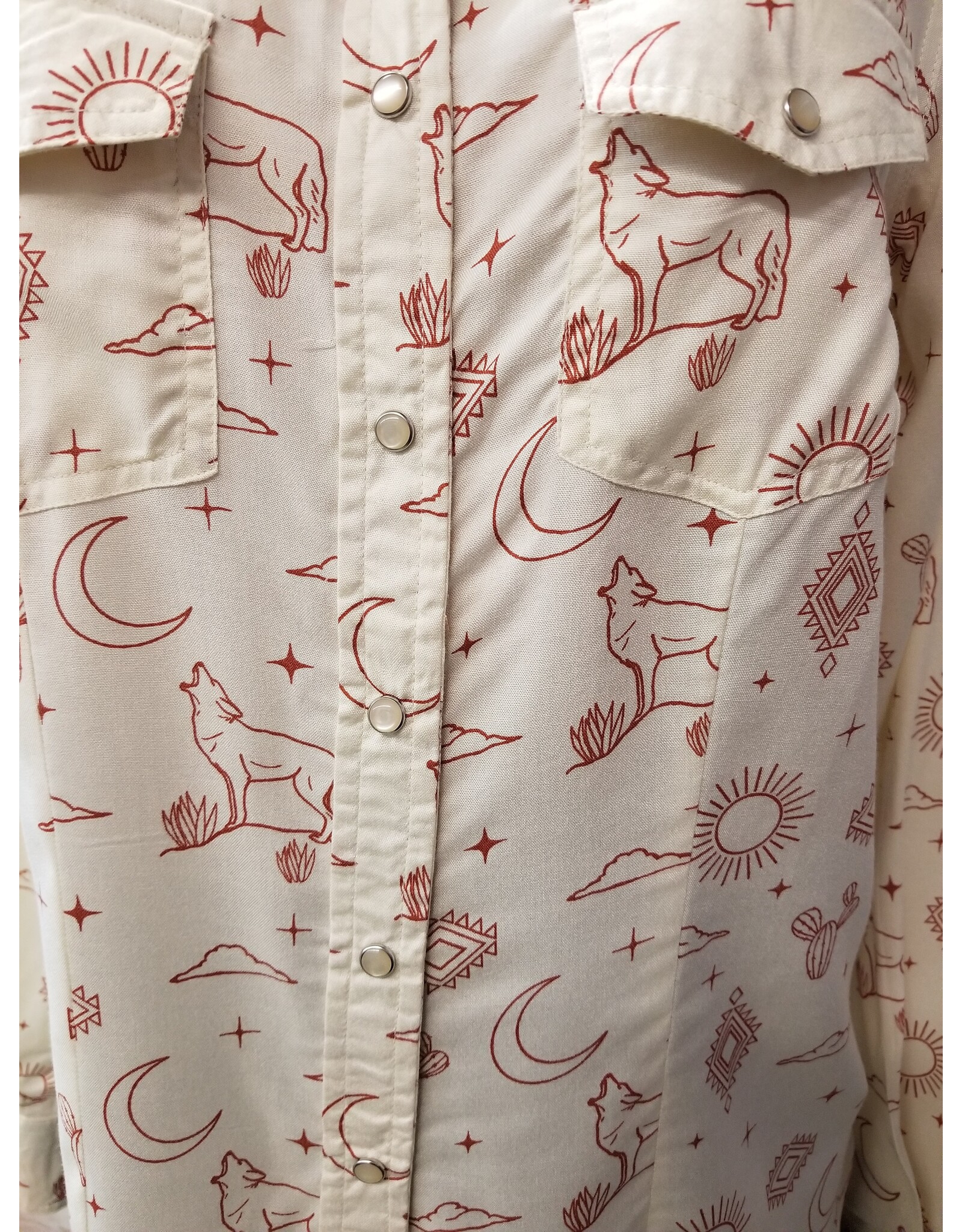 Coyote Toile Long Sleeve Shirt