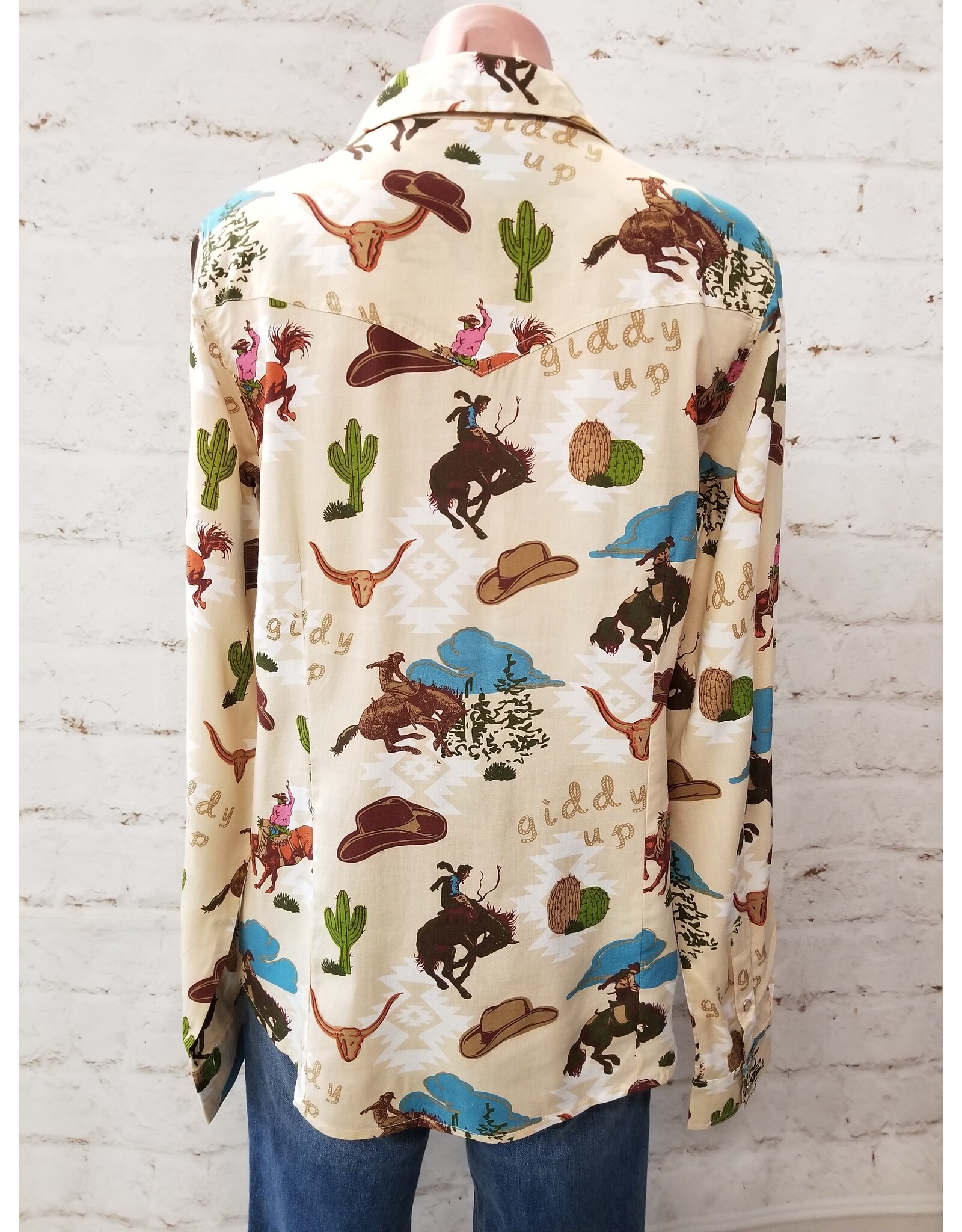 Giddy Up Greta Long Sleeve Shirt