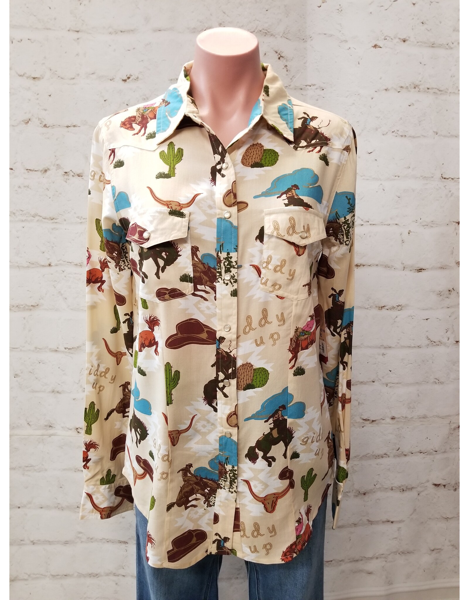 Giddy Up Greta Long Sleeve Shirt