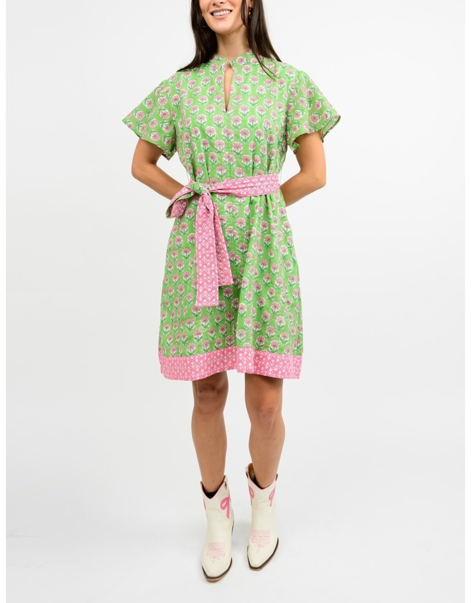 Ivy Jane Uncle Frank Kantha Stitched Dress