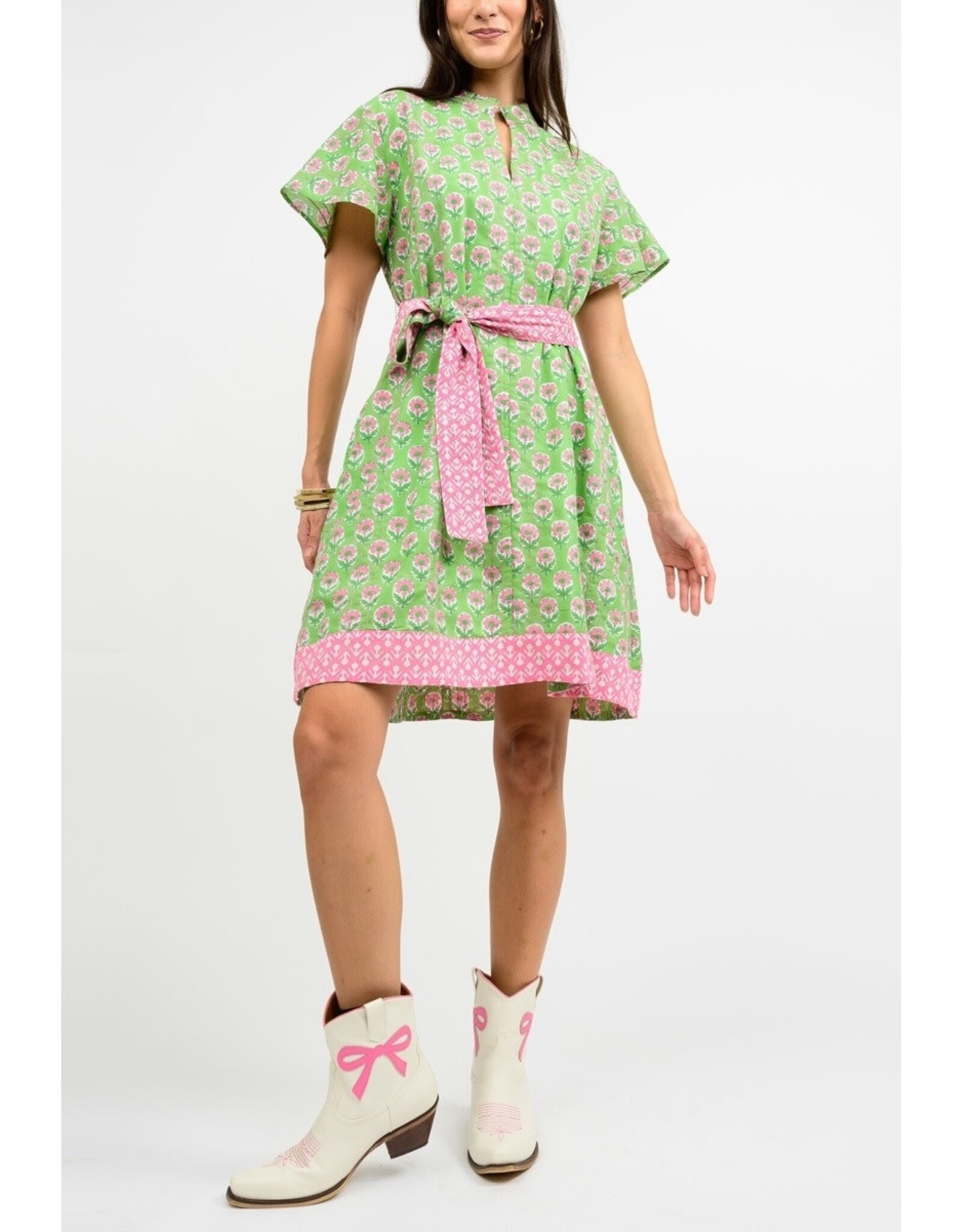 Ivy Jane Uncle Frank Kantha Stitched Dress