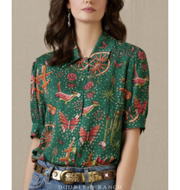 Double D Ranch Double D Ranch Rhinestone Suits & Cowboy Boots S/S Top