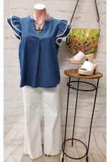 Luisa Denim Top