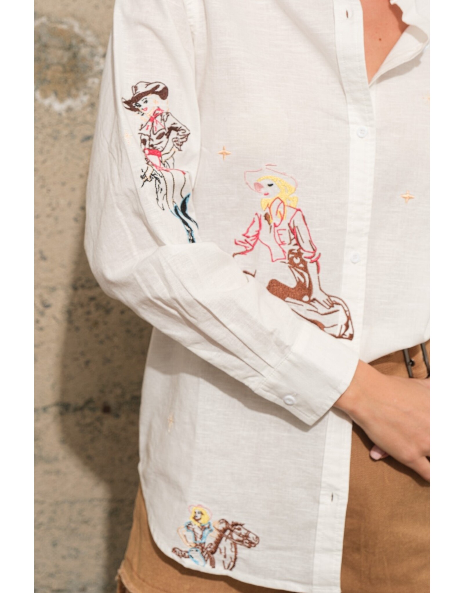 Harper Embroidered Western Shirt