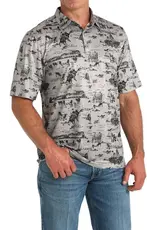 Cinch Cinch Mens Short Sleeve Arenaflex Polo Cinch Cinch Mens Short Sleeve Arenaflex Polo