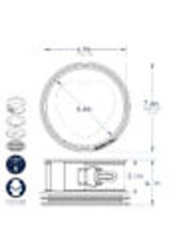 Nordic Ware 7" Springform Pan w/3 Embossed DIscs