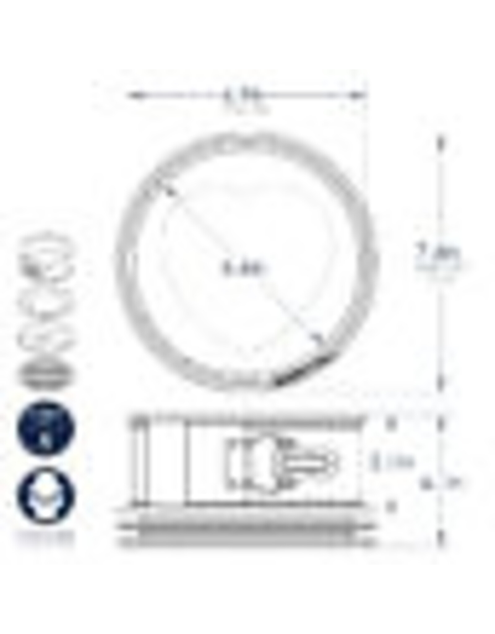 Nordic Ware 7" Springform Pan w/3 Embossed DIscs