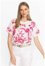 Johnny Was Johnny Was Raw Detail Swing Tee - Cassia