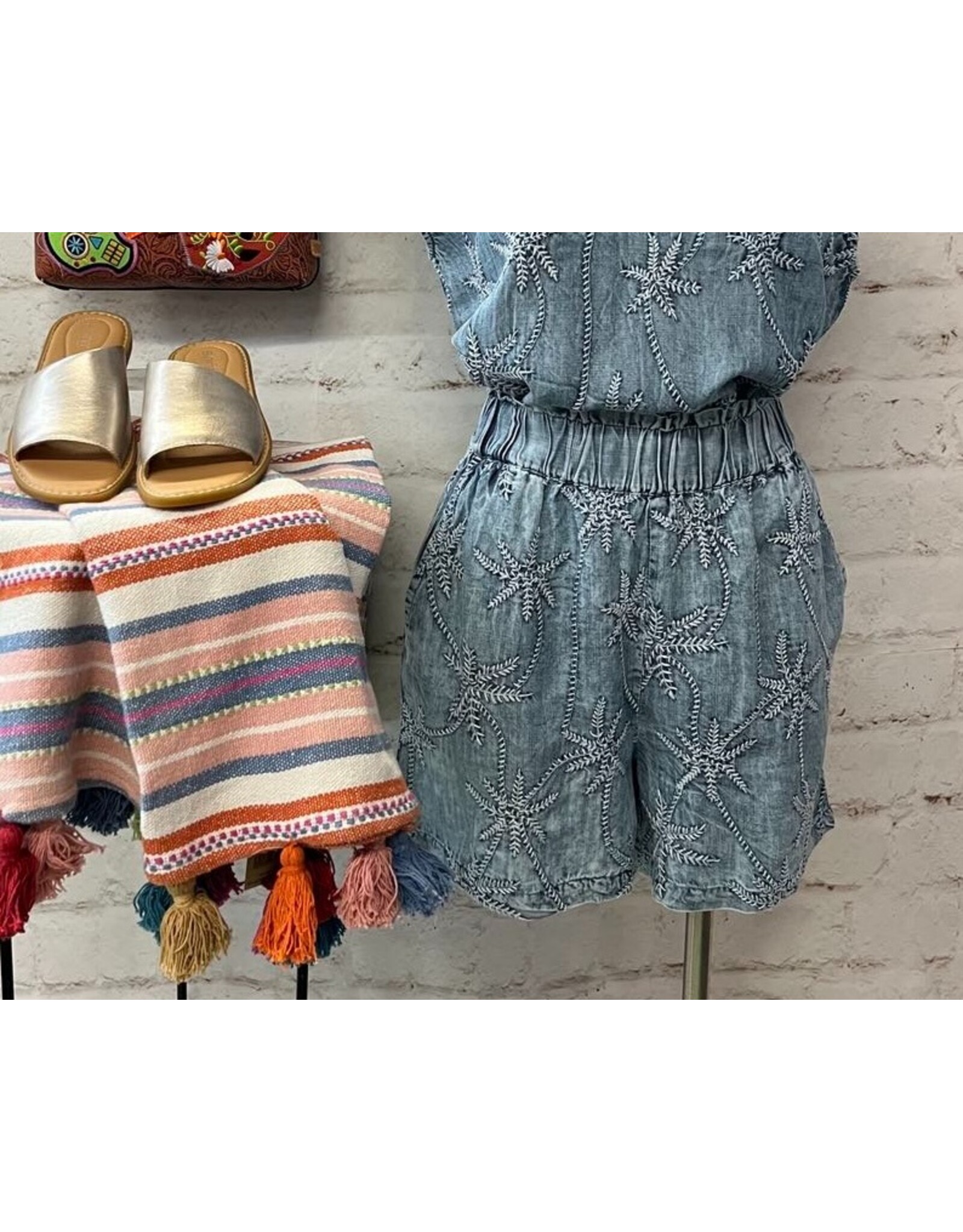 Ivy Jane Ivy Jane Denim Palm Short