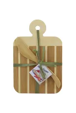 Striped Paddle Board with Spreader Gift Set