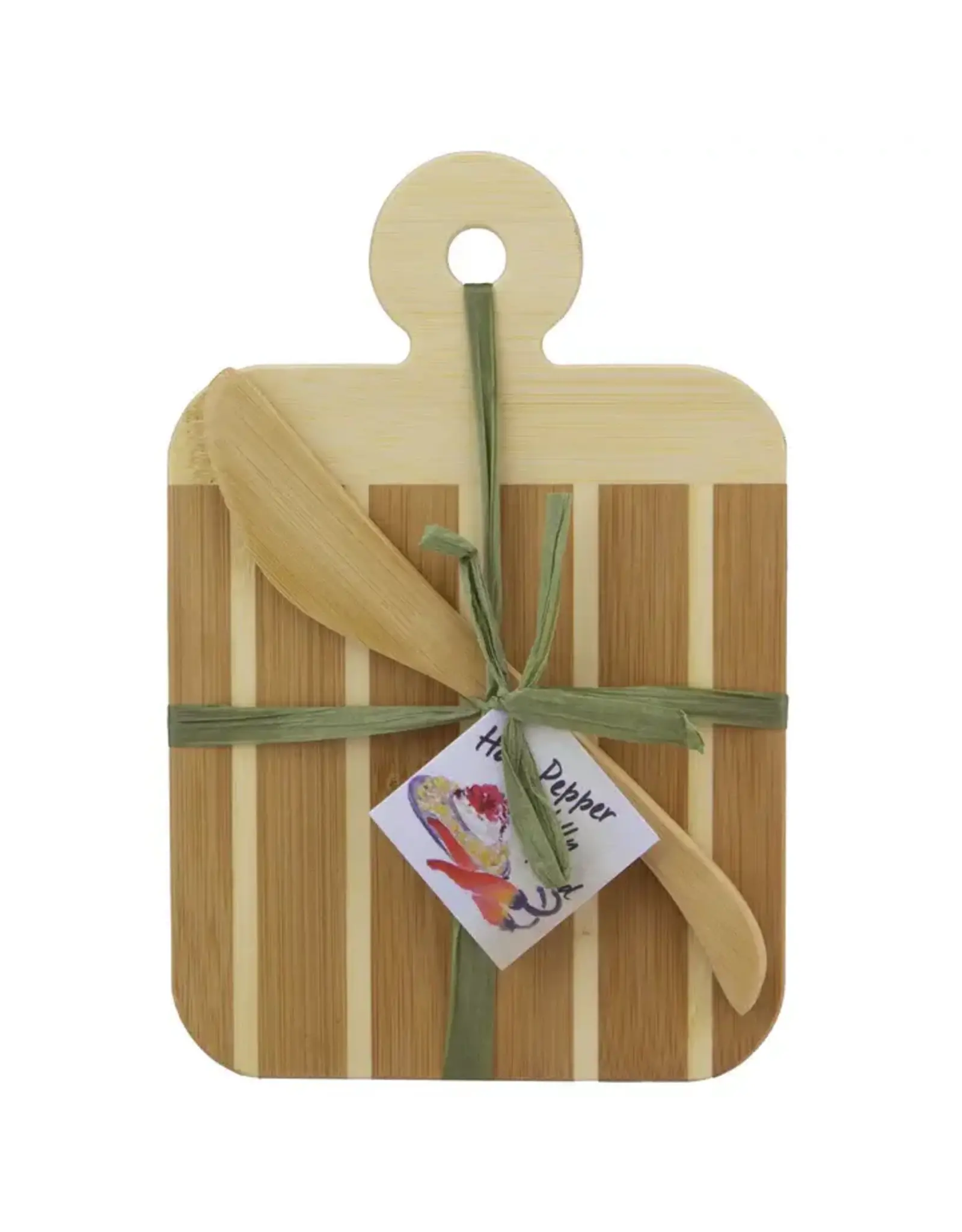 Striped Paddle Board with Spreader Gift Set