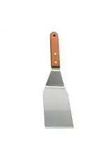Stainless Steel Scraper with Mahogony Handle