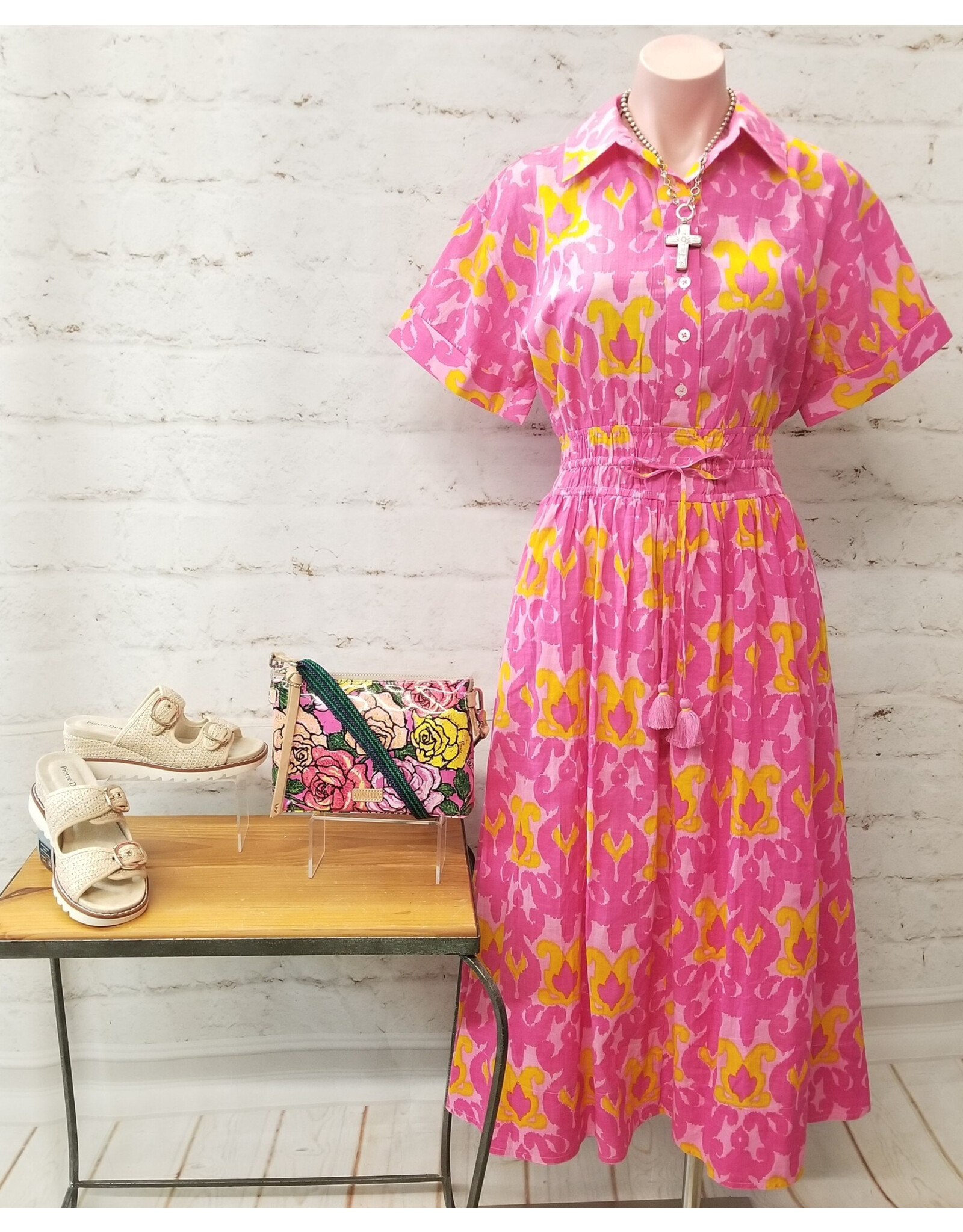 Uncle Frank Uncle Frank Ikatching Shirt Dress