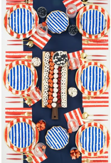 Wavy Dinner Plate Patriotic Confetti 8pkg