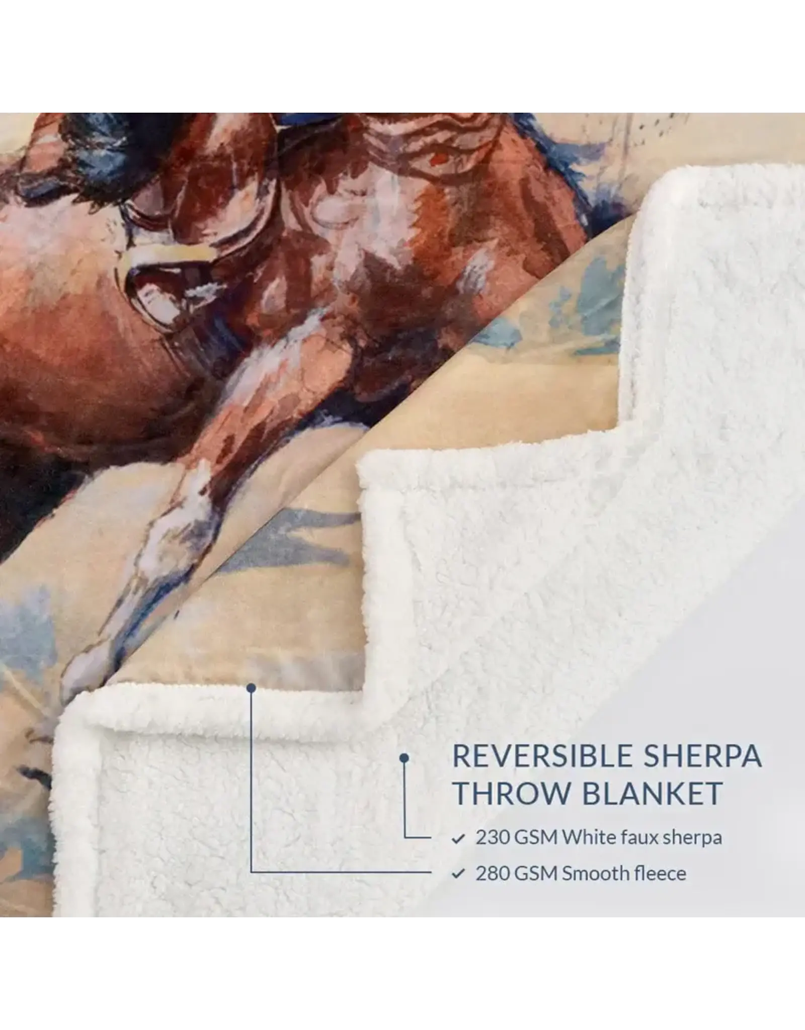 Buster Campfire Sherpa Throw