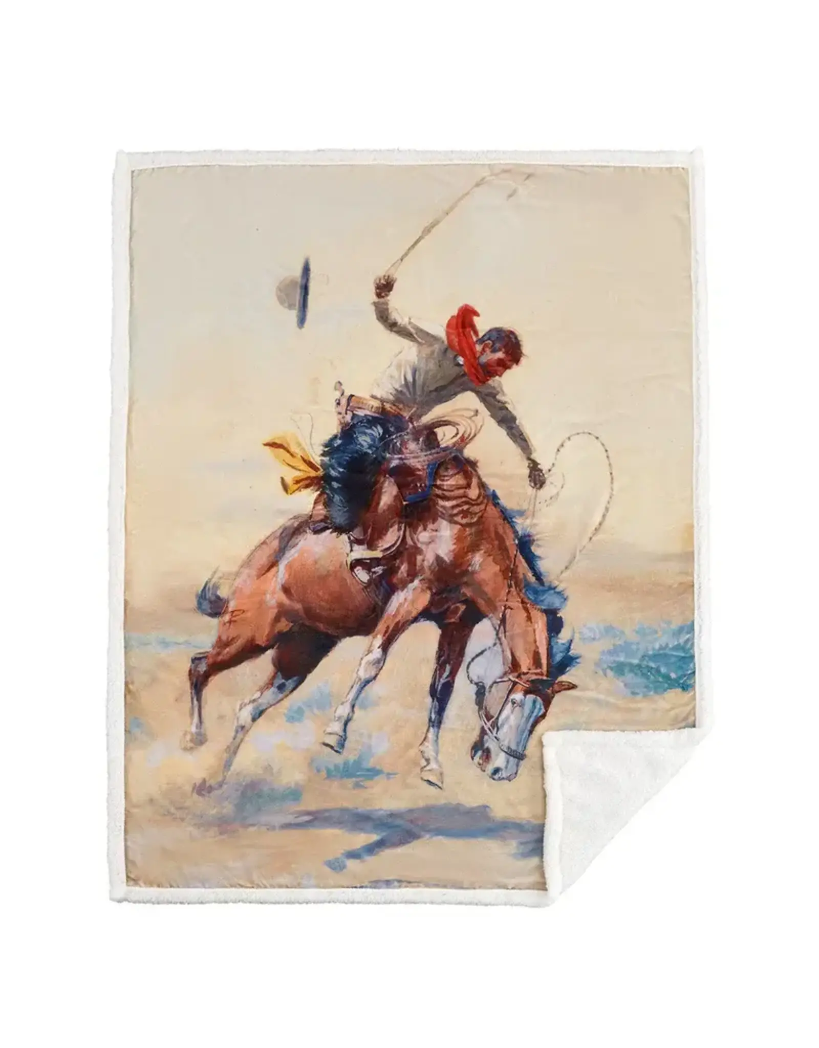 Buster Campfire Sherpa Throw
