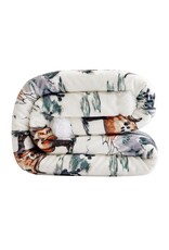 Ranch Life Western Toile Campfire Sherpa Throw