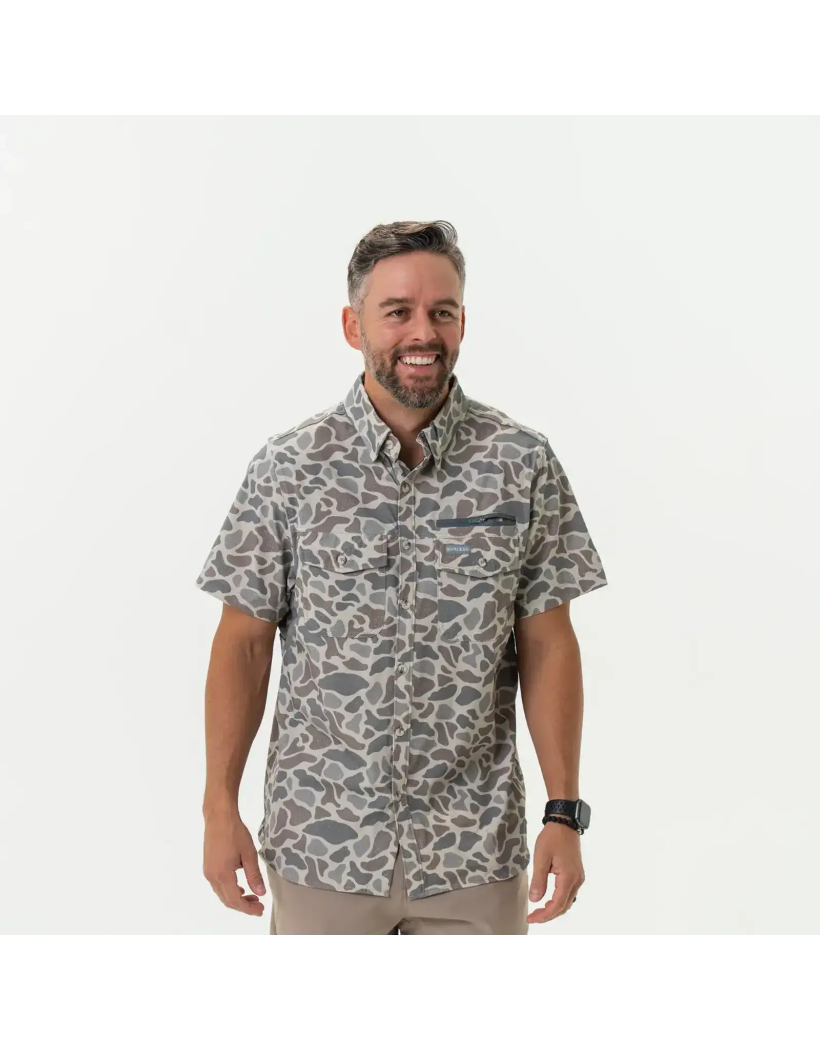 Burlebo Burlebo Performance Outdoor Shirt- Classic Deer Camo