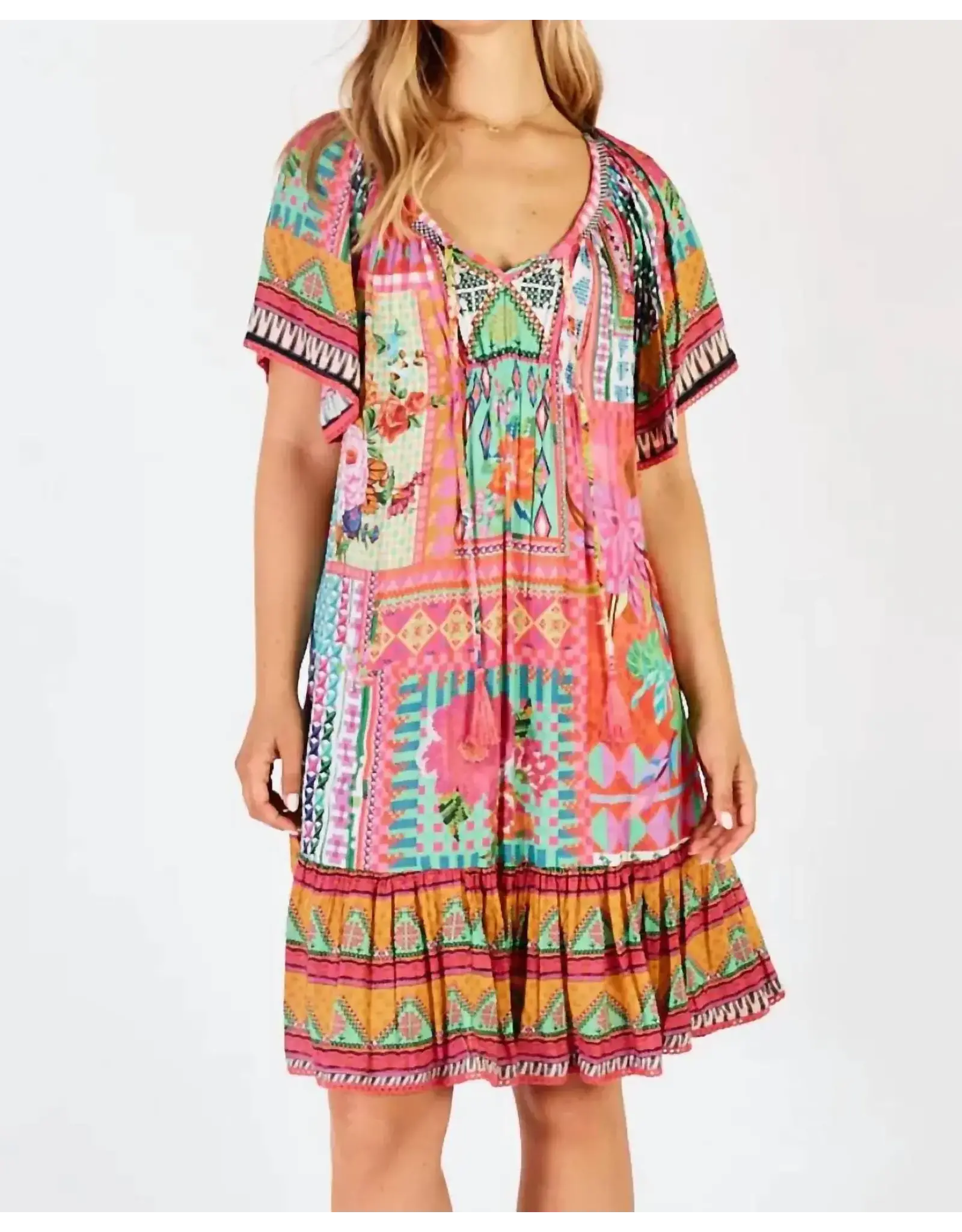 Vivone Shirred Dress