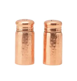 Hammered Copper Salt & Pepper Shakers,Set of 2