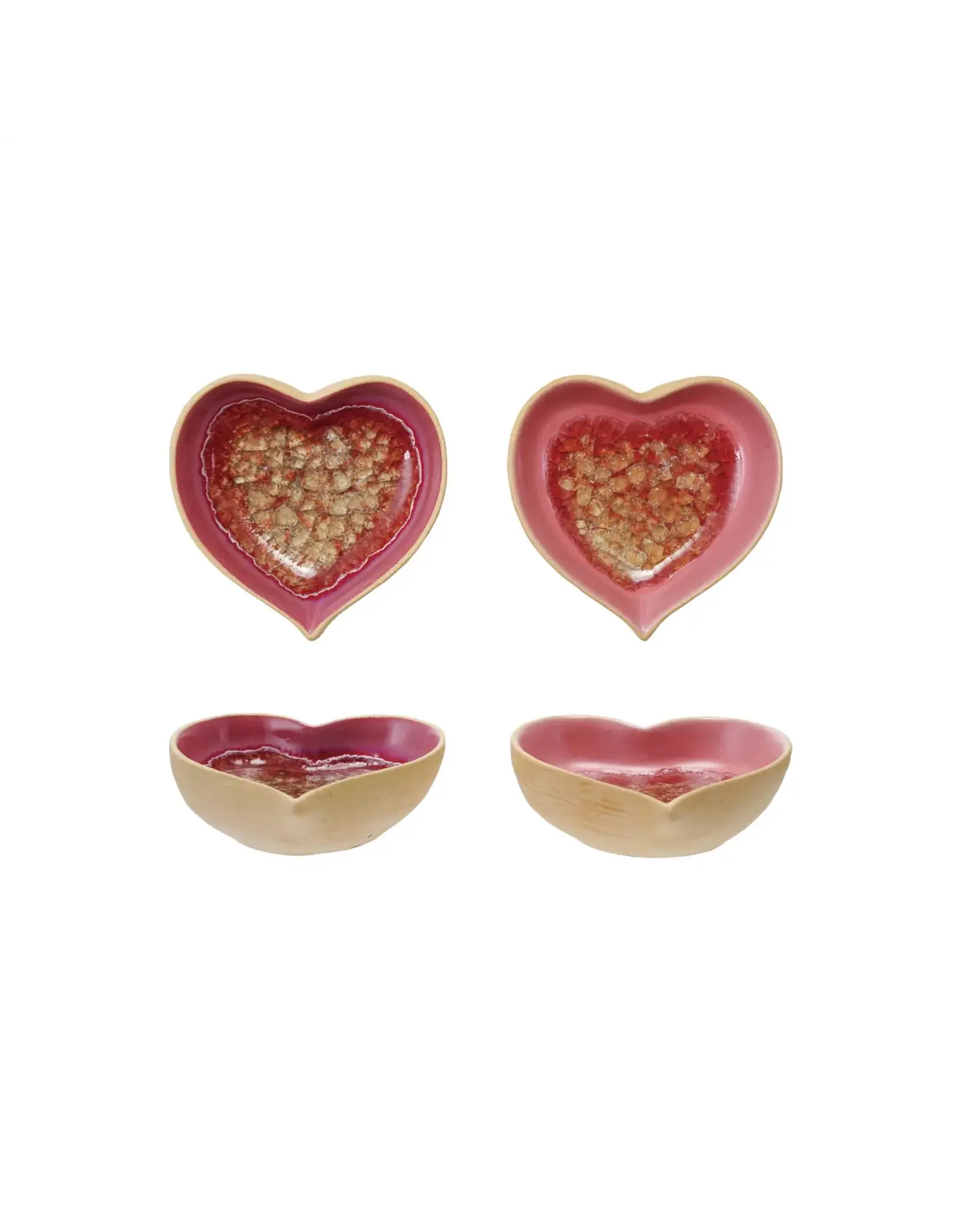 Stoneware Heart Shaped DIsh