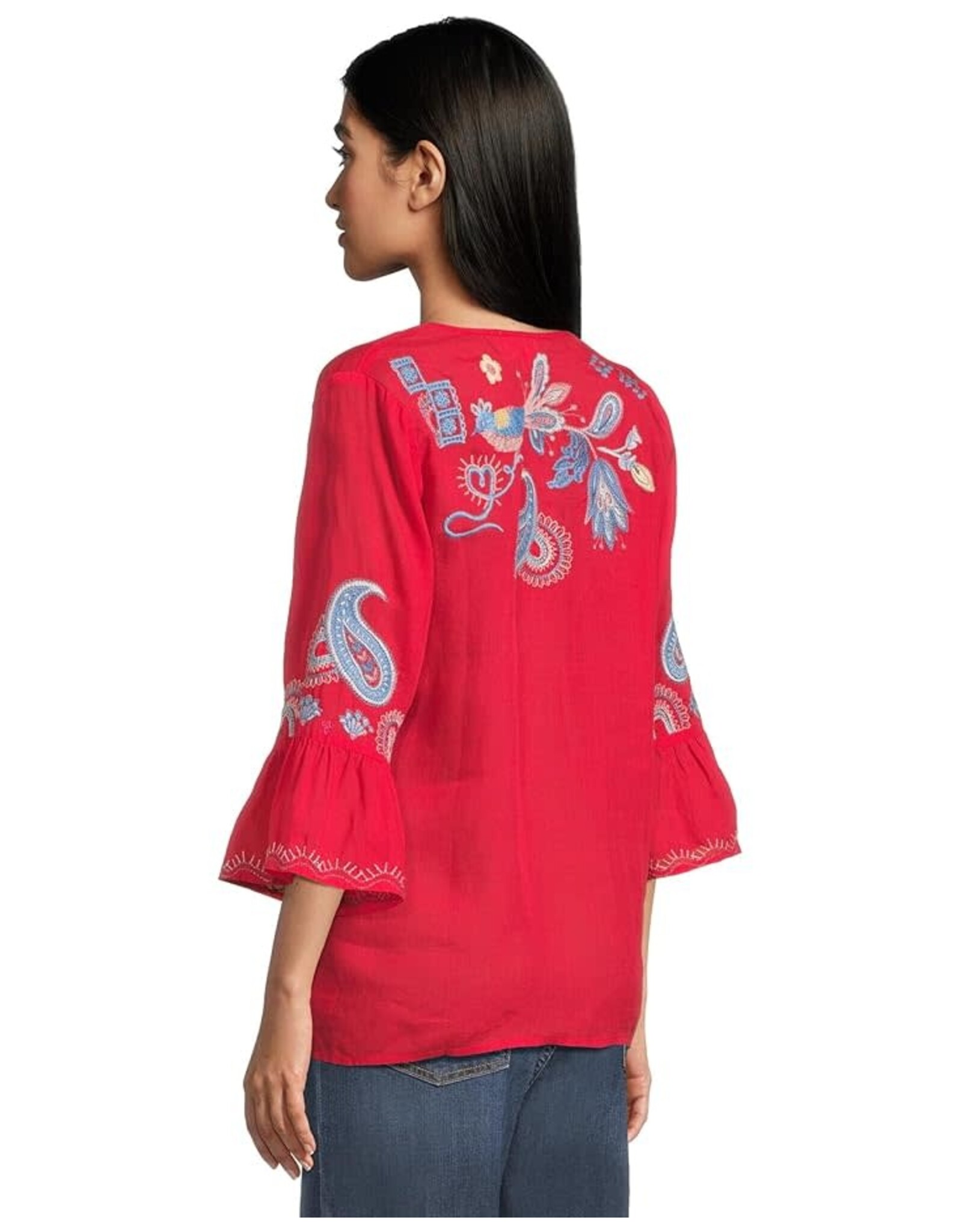 Johnny Was Johnny Was Ruffle Sleeve Blouse - Neilly