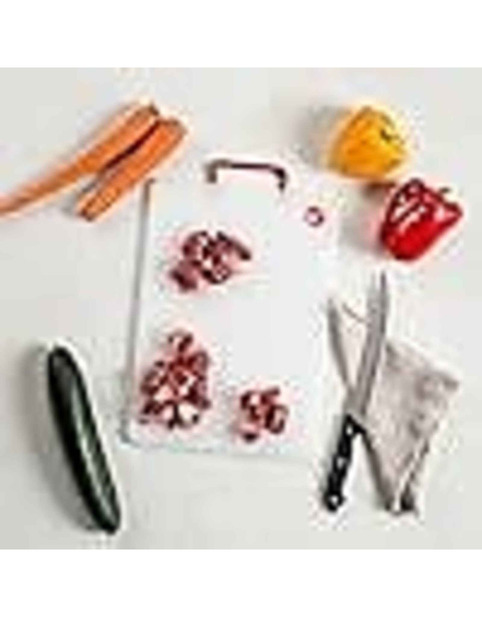 Linden Sweden Hanna Cutting Board - Red Handle