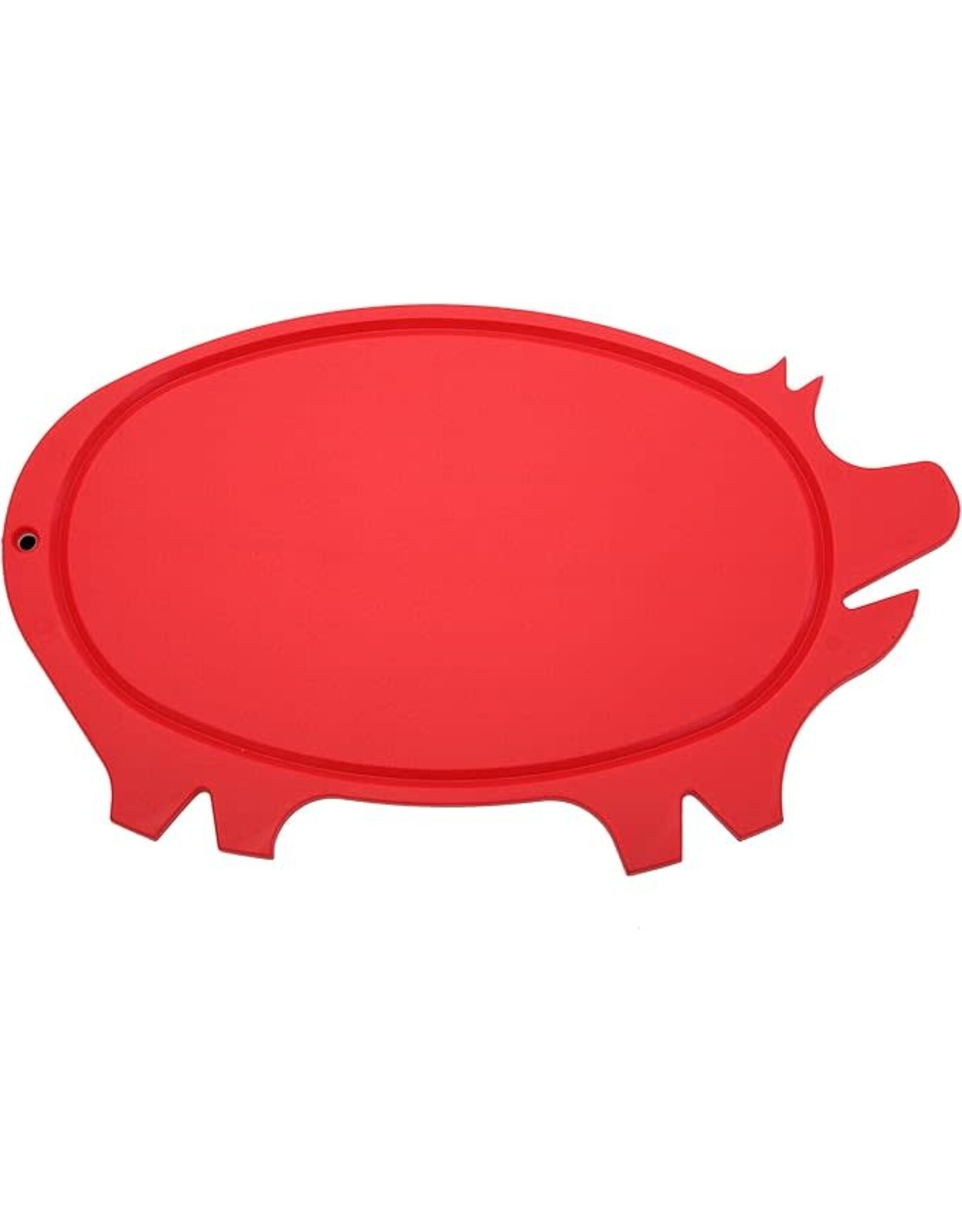 Linden Sweden Pig Cutting Board - Red