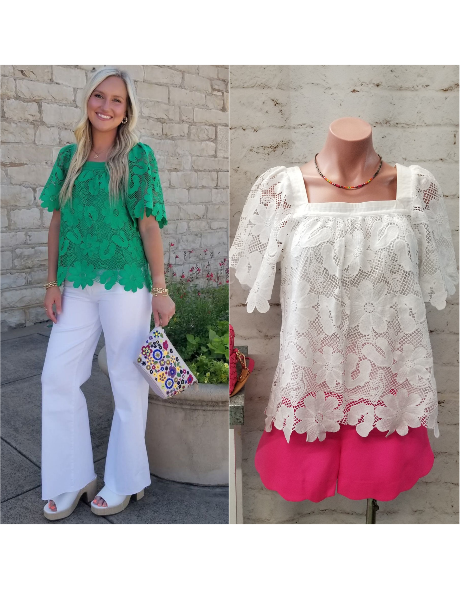 Sophie Floral Lace Top
