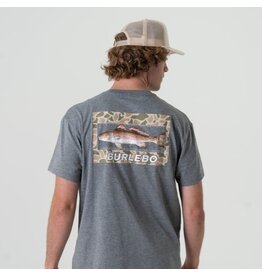 Burlebo Burlebo Short Sleeve Keeper Redfish T-Shirt Dark Heather Grey
