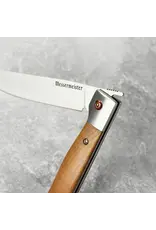 Messermeister 4 Piece Fine Edge Steak Knife Set w Leather Roll