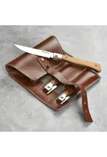 Messermeister 4 Piece Fine Edge Steak Knife Set w Leather Roll