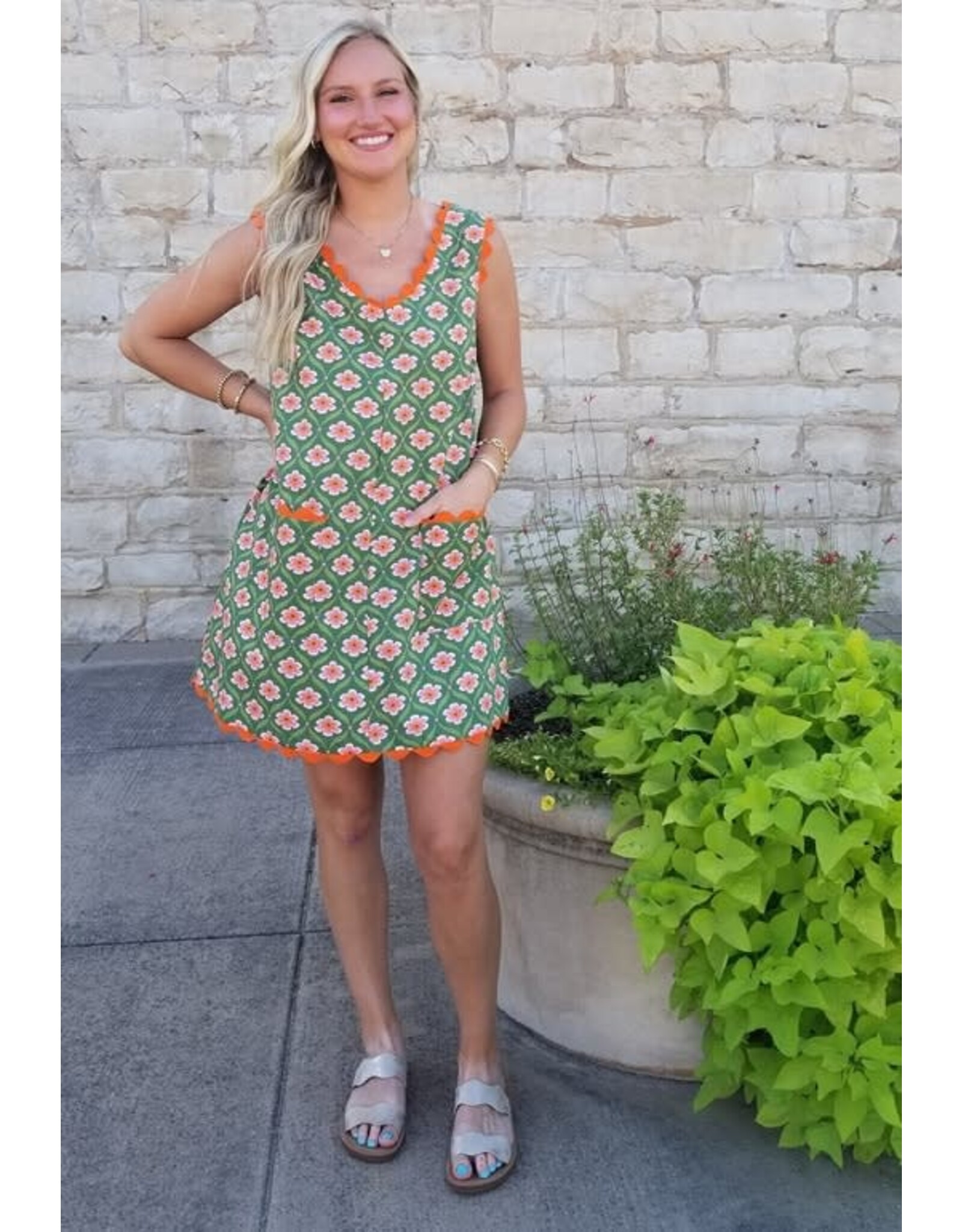 Uncle Frank Uncle Frank Flowering Waves Dress