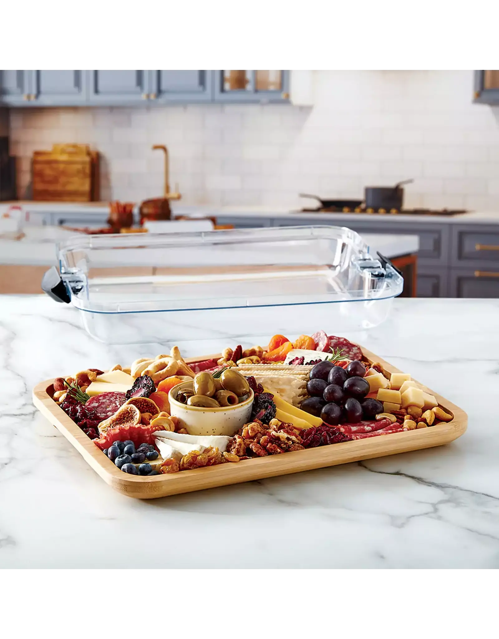 Farberware  Make and Take Cutting Board - Single Compartment  11" x14"