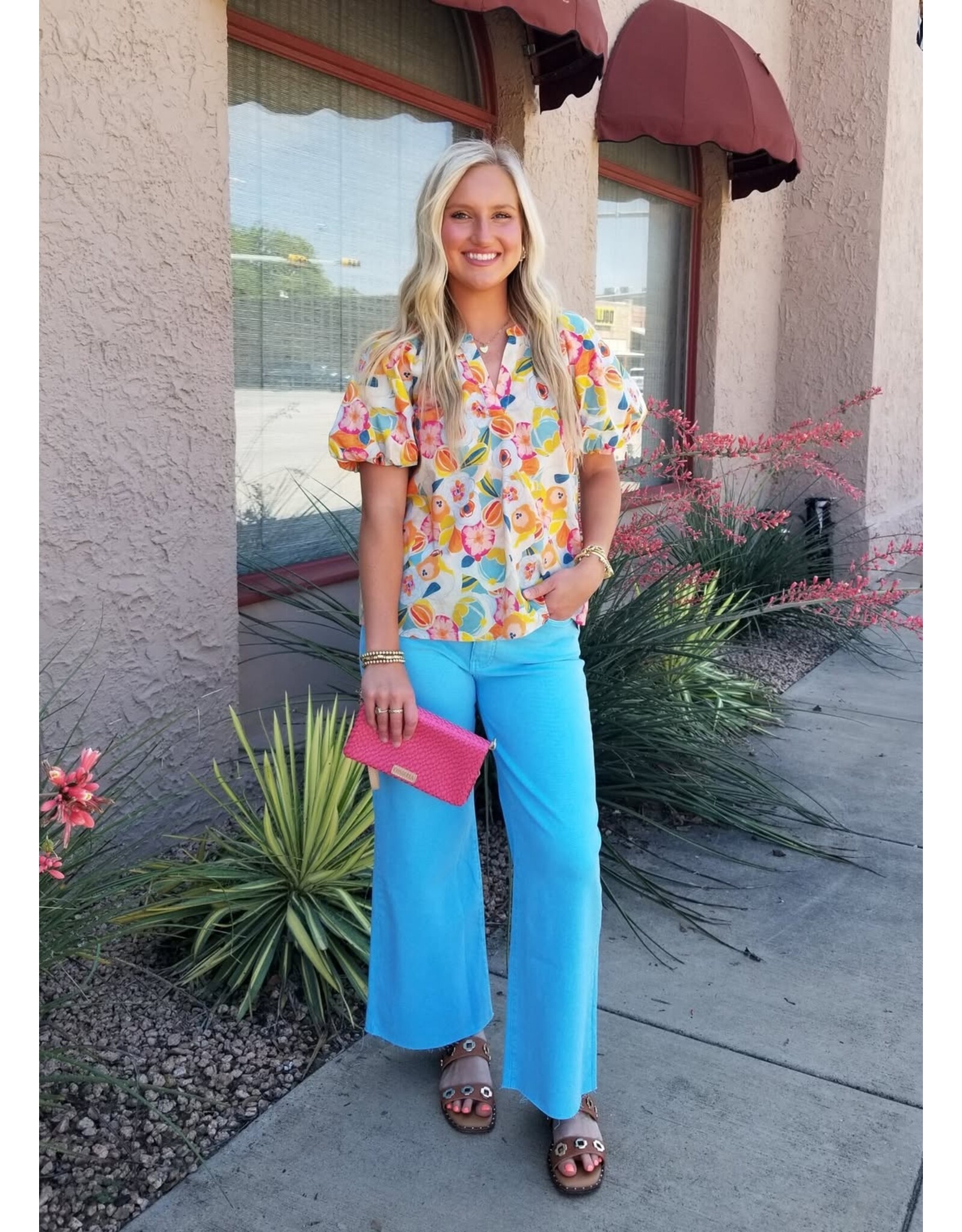 Alessia Floral Print Top