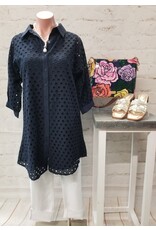Francesca Eyelet Embroidered Top