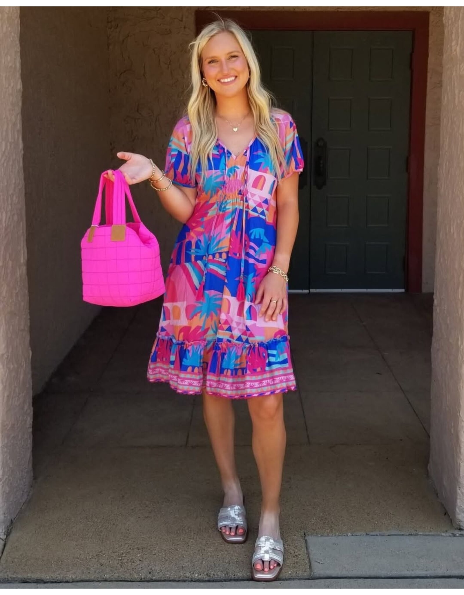 Rowanna Shirred Dress