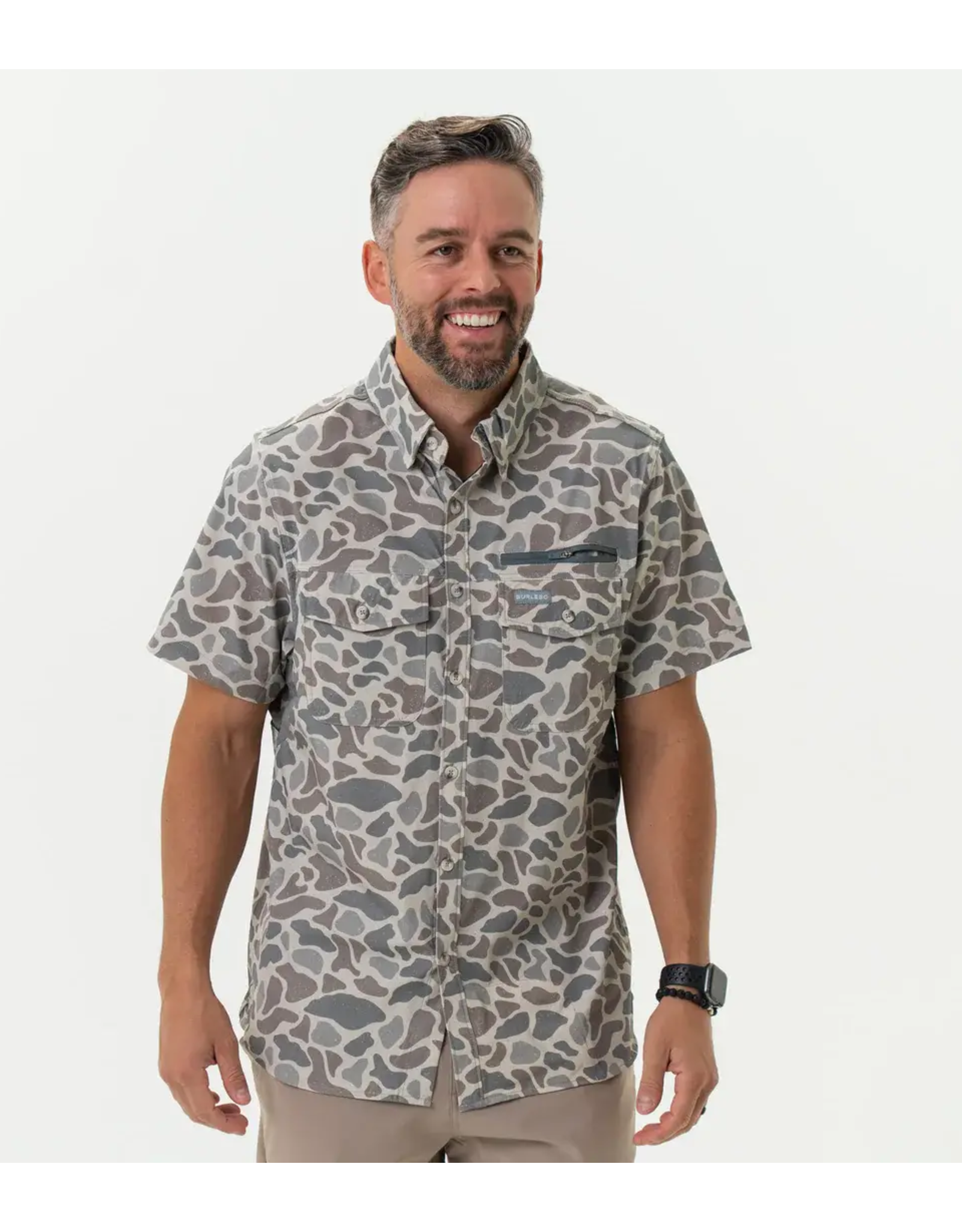 Burlebo Burlebo Performance Outdoor Shirt- Classic Deer Camo