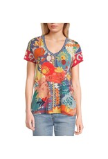 Johnny Was Johnny Was The Janie Favorite Short Sleeve V-Neck Tee